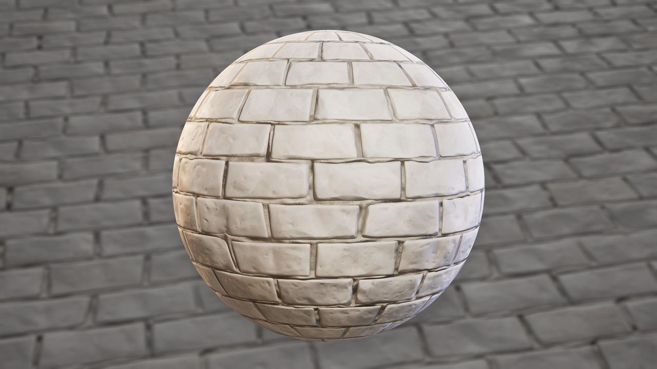 Media 1 for listing Stylized Cement Block Wall - Material