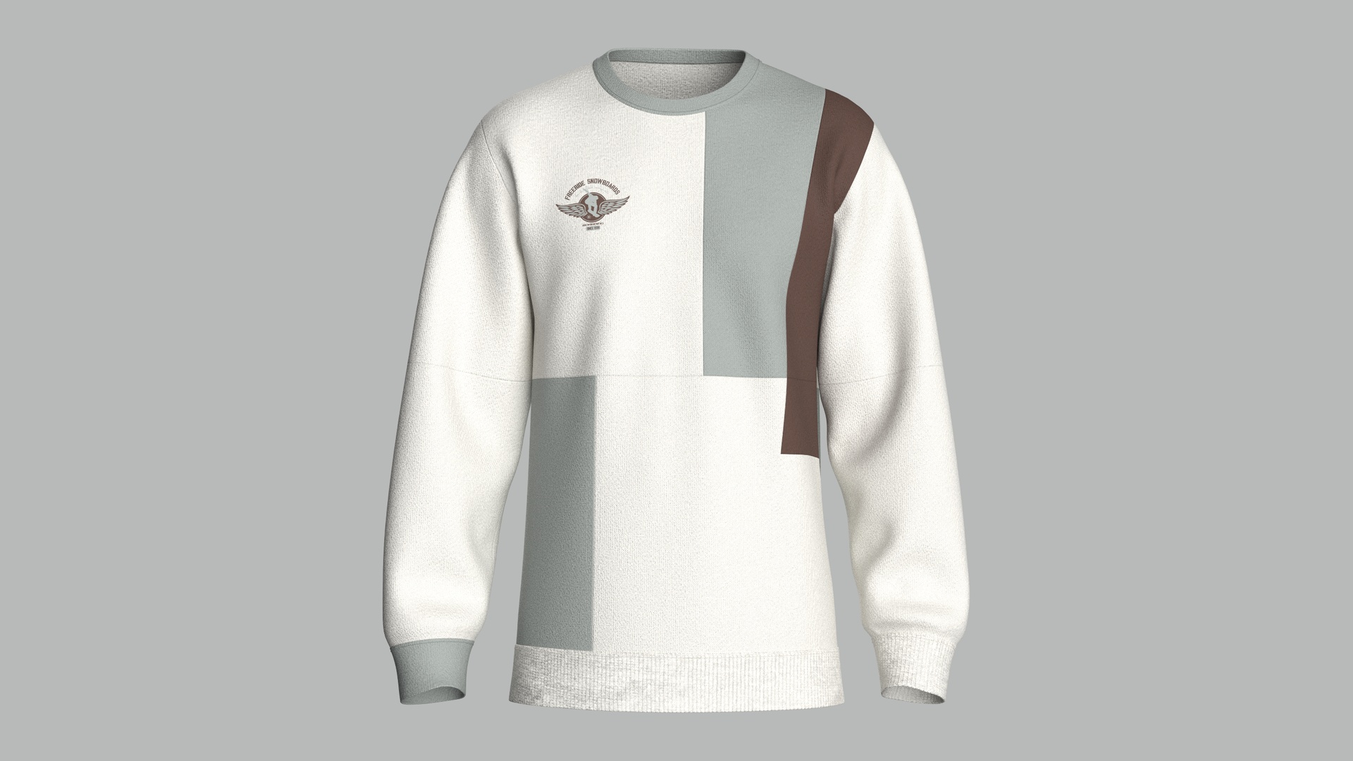 Media 1 for listing Men Sweatshirt - Freeride Snowboards | High Poly