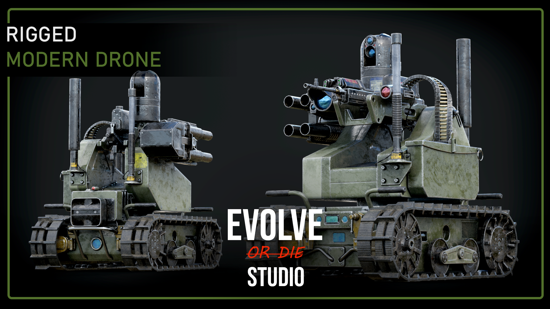 Drone Modern Military Vehicle | Fab