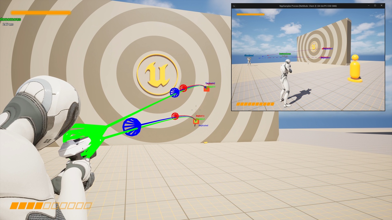 Media 1 for listing Network Predicted Projectiles Samples