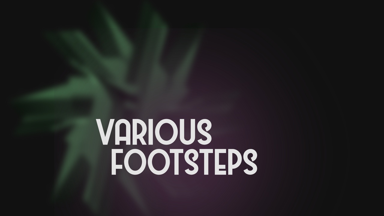 الوسائط 1 للقائمة Various Footsteps. Part 1