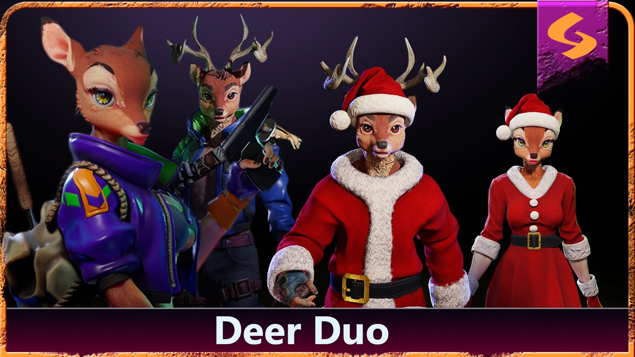Media 1 for listing Deer Duo | Pack