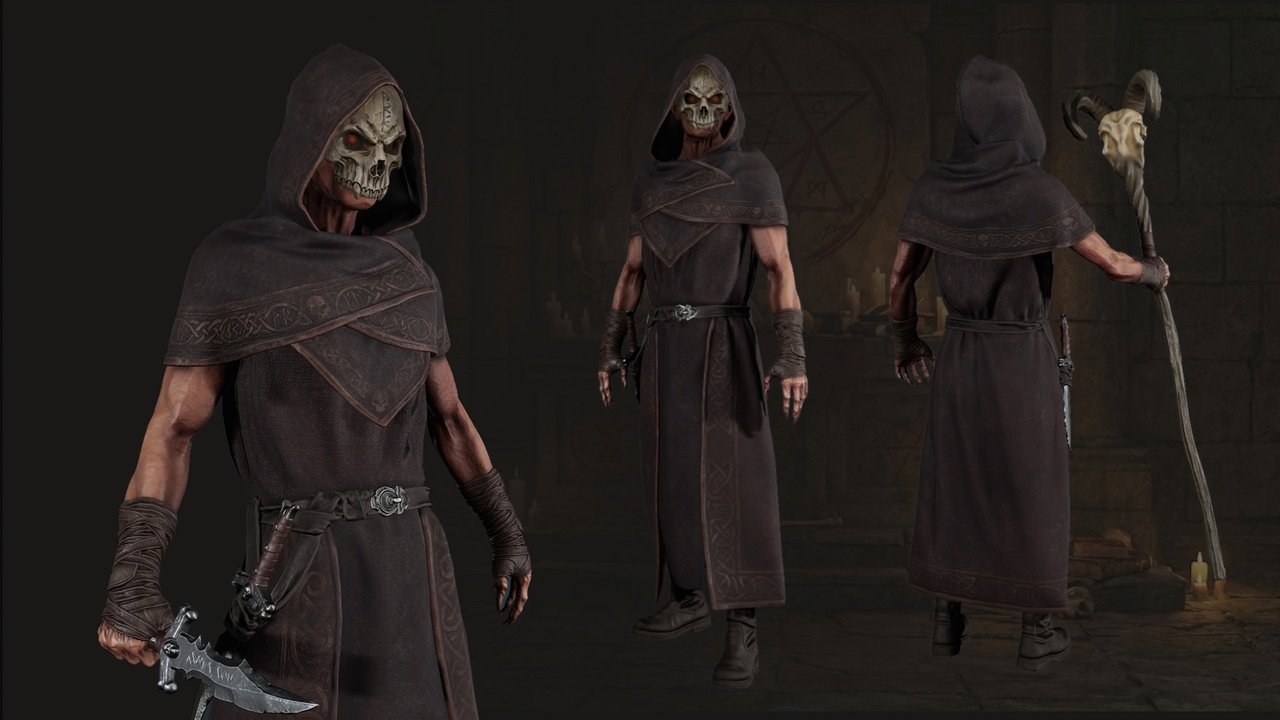 Media 1 for listing Cultist 03 - Skull Mask Sacrificer