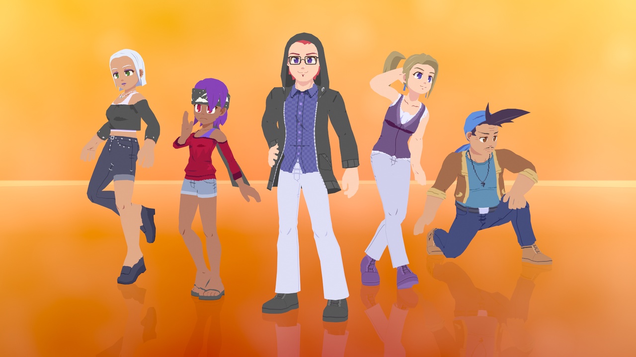 Media 1 for listing Anime Low Poly Characters β Starter Pack Vol. 4