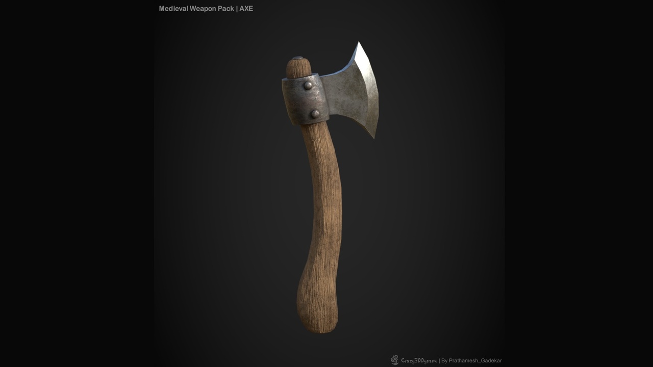 Media 1 for listing Stylized AXE Weapon