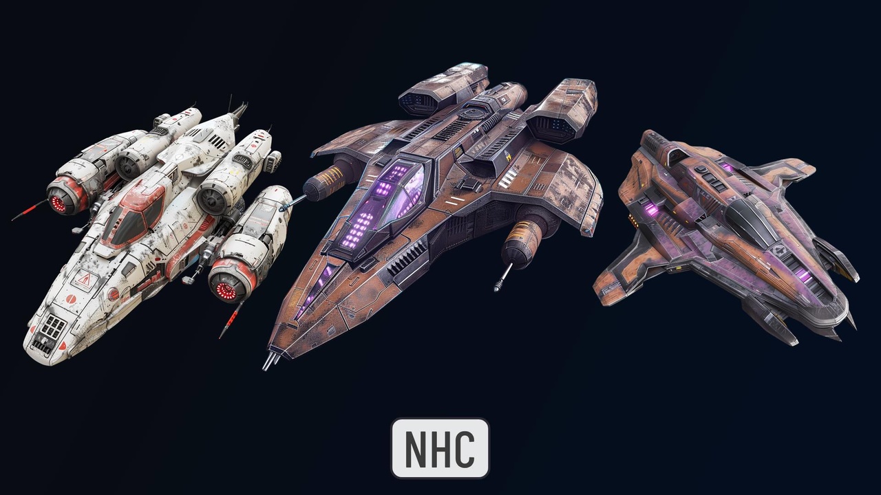 Media 1 for listing NHC - Sci-Fi Spaceships 02