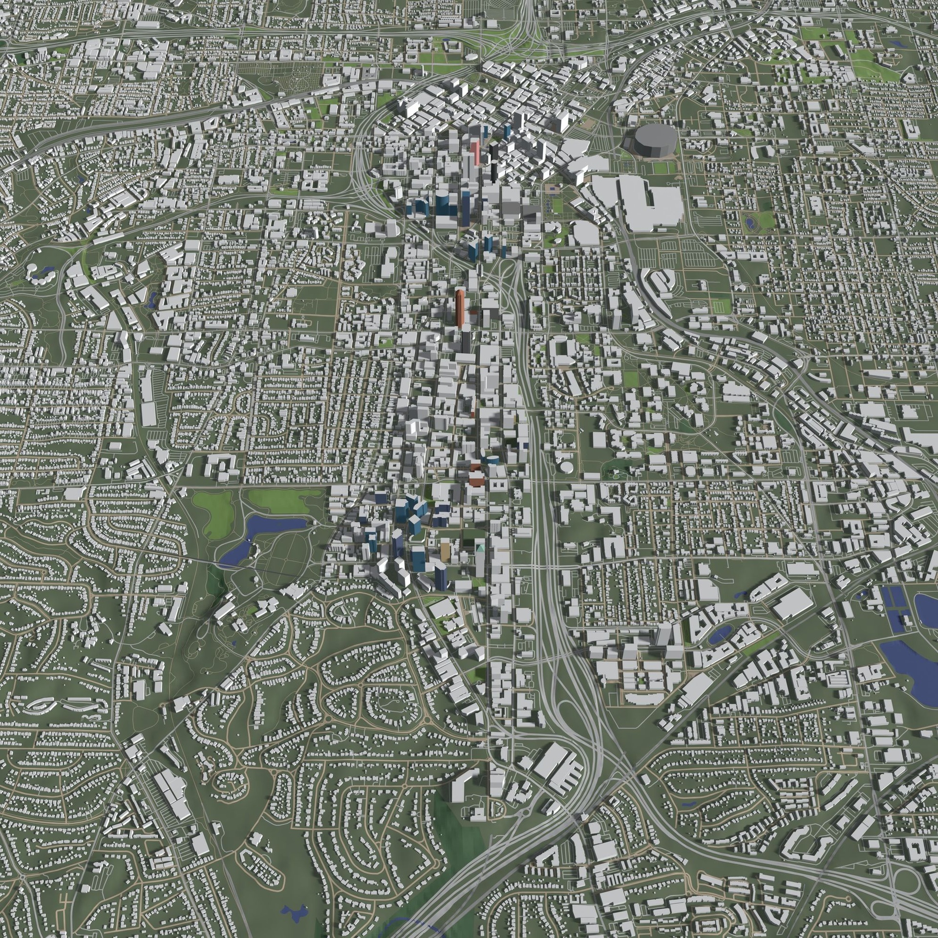 Atlanta USA - aerial scene | Fab