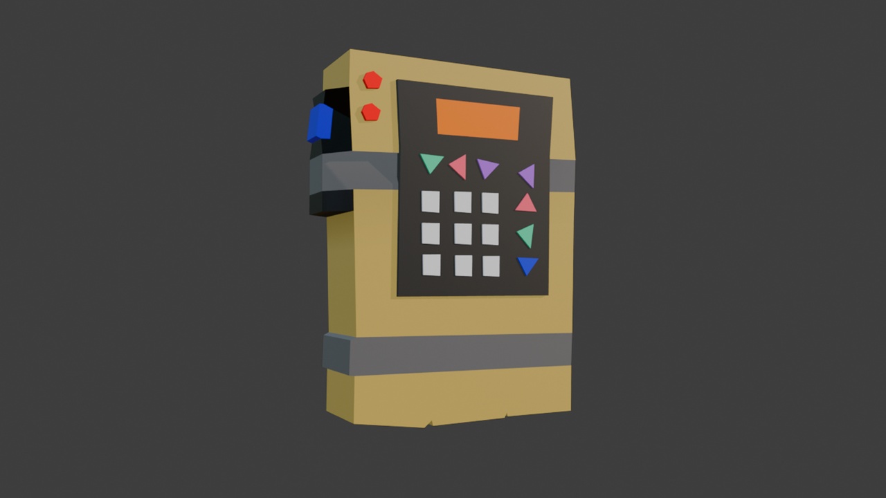 Media 1 for listing Low-Poly Tactical Bomb Device
