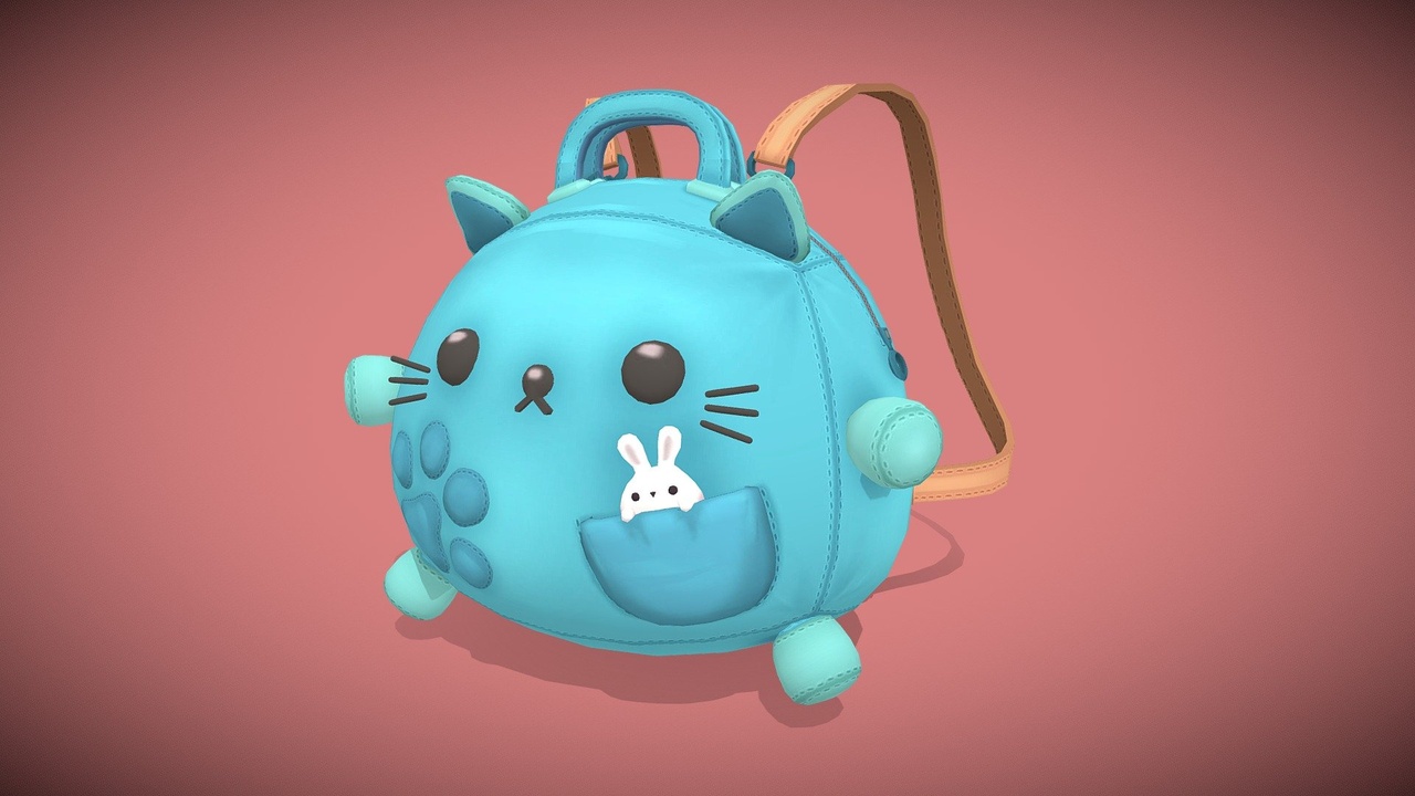 Media 1 for listing Paw Backpack - 6 colours - バックパック