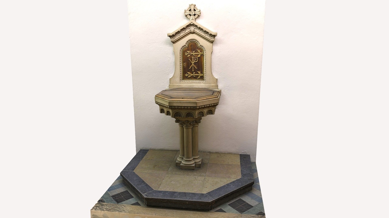 Media 1 for listing Baptismal font