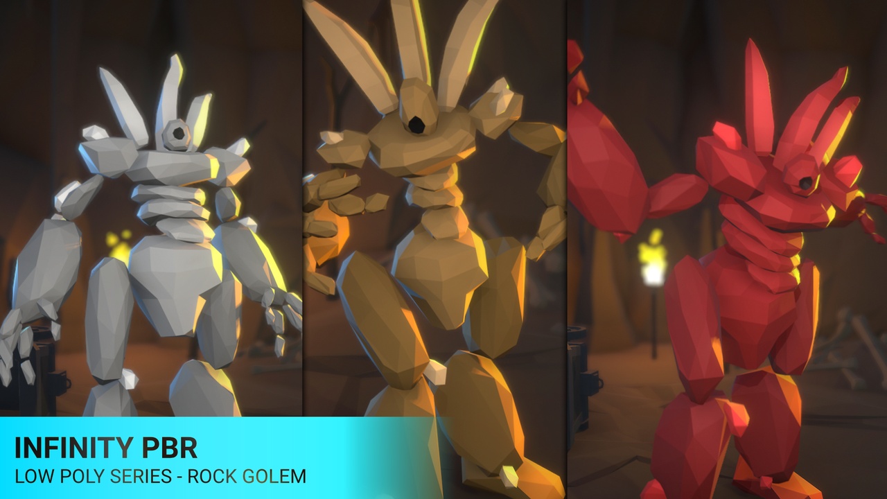Media 1 for listing Low Poly - Rock Golem