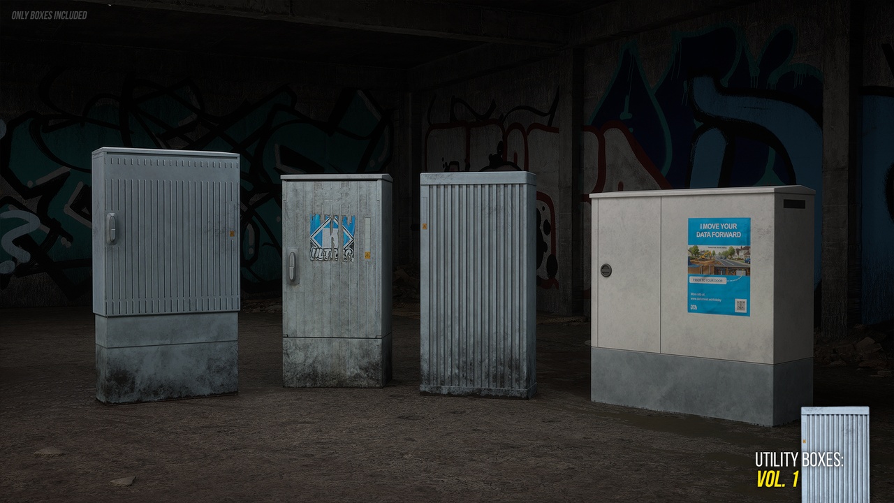商品 Utility Boxes Vol. 1 - (Electrical Distribution Boxes) 的媒体 1