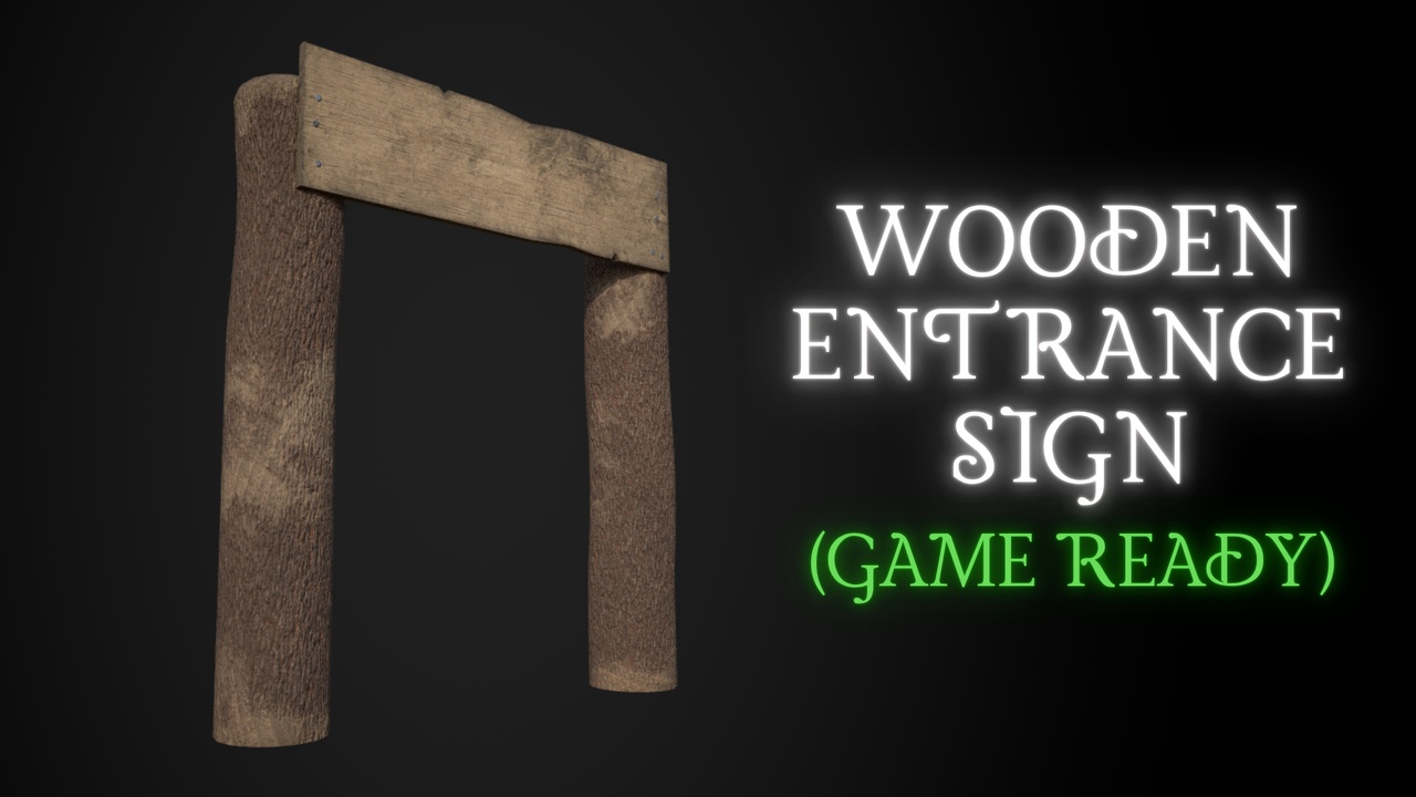 Média 1 pour l'article Wooden Entrance Sign / Board