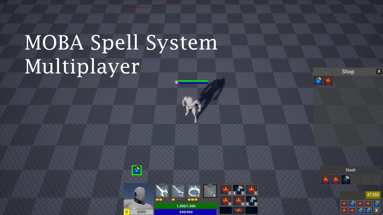 MOBA Spell System MP 제품 등록을 위한 미디어 1개