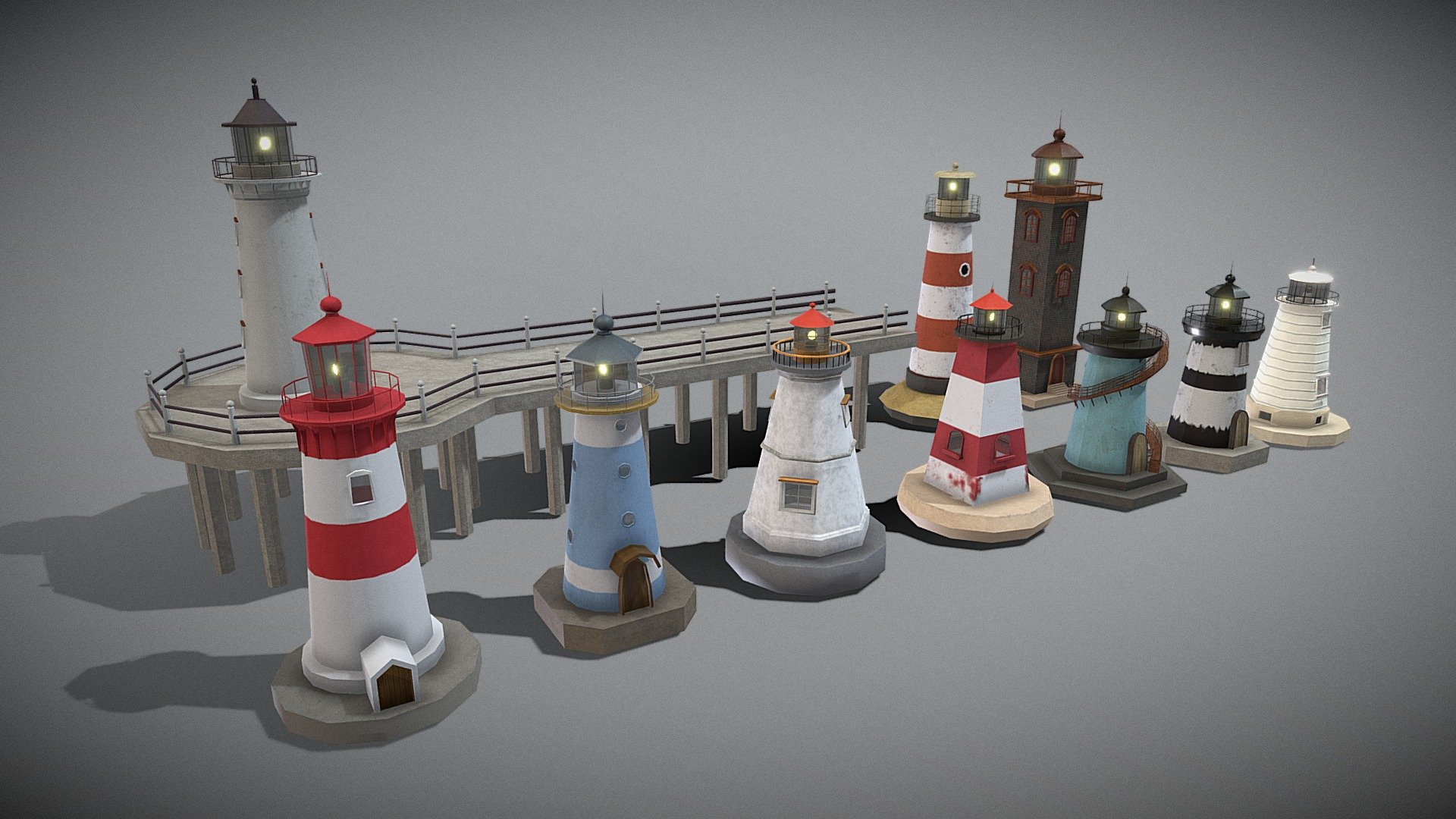 Lighthouse Pack | Fab