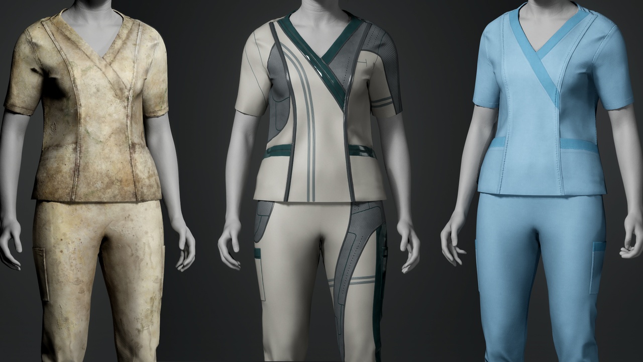 Media 1 for listing Female Scrub Set