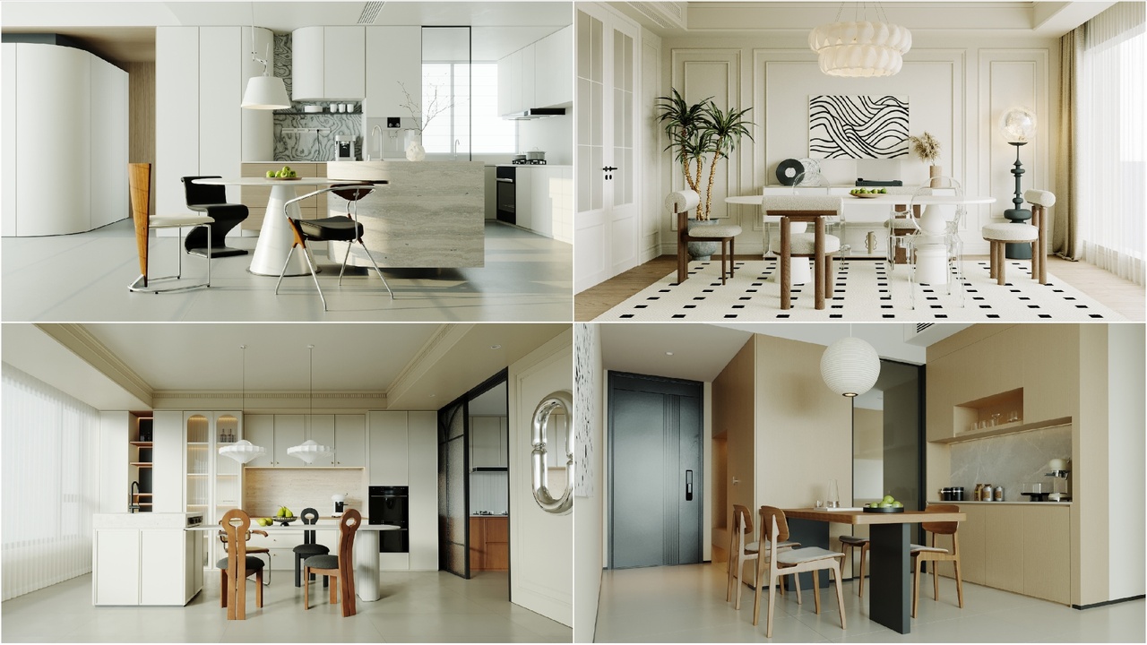Media 1 for listing Dining Room Collection 04 - 4 Scenes