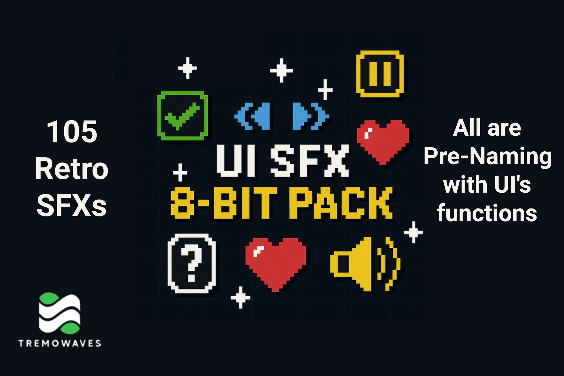 Media 1 for listing UI Sfx 8-Bit Pack