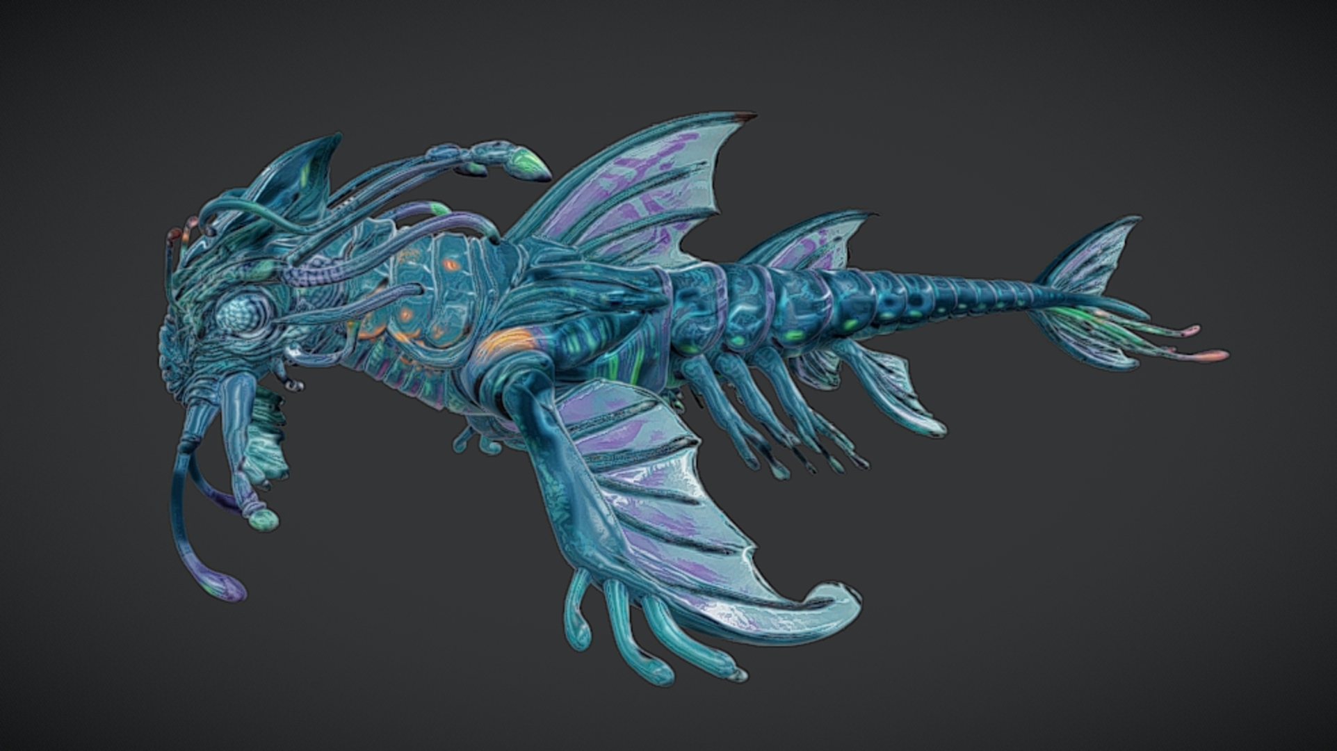 Alien Aquatic Creature | Fab