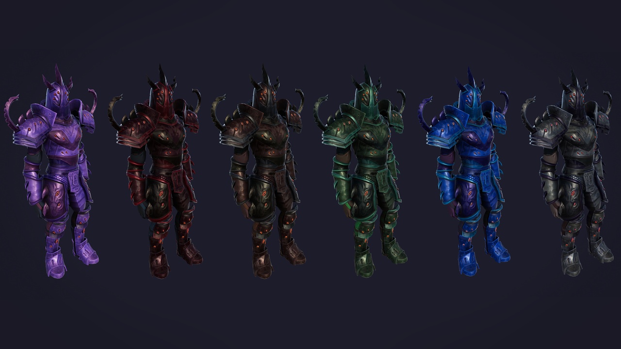 Media 1 for listing Demon Hunter Armor Set - Stylized RPG