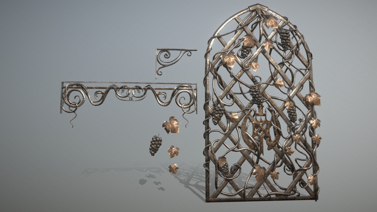 Media 1 for listing Mediterranean Metalurgy |UE5| Gate+Ornaments