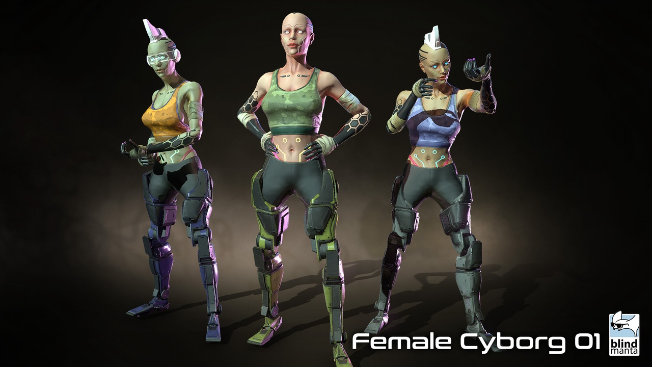 Media 1 for listing Female Cyborg 01