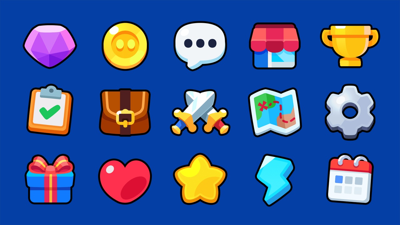 Media 1 for listing 2D Icons - Casual Icon Pack