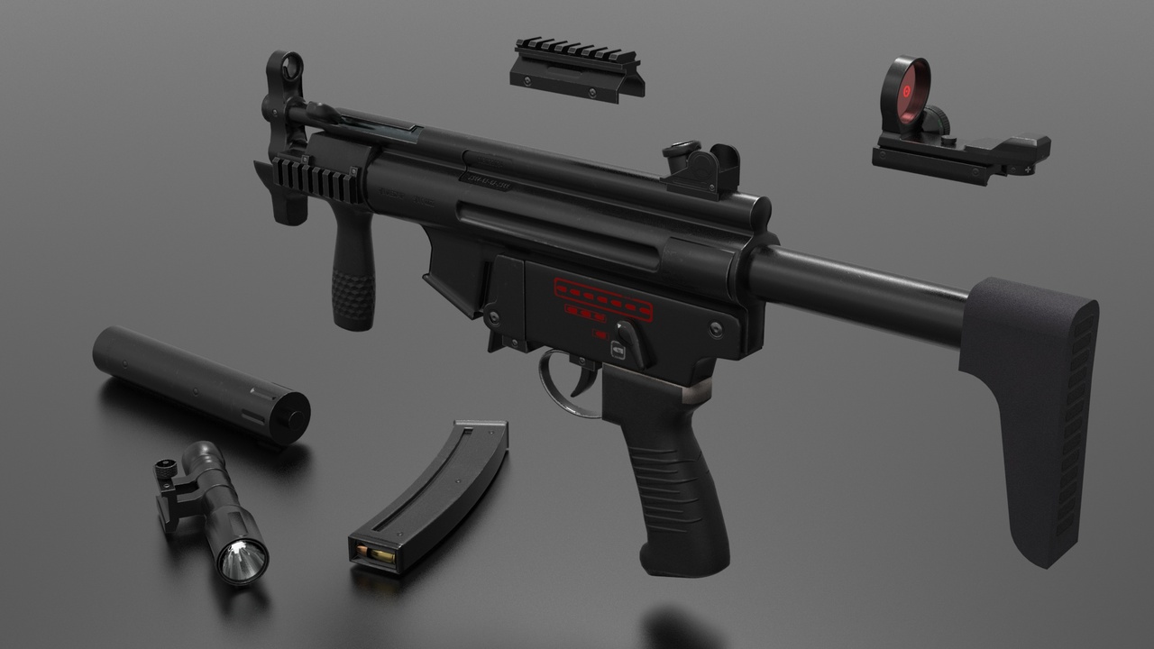 Media 1 for listing MP V1 Submachine gun (Fps - Tps)