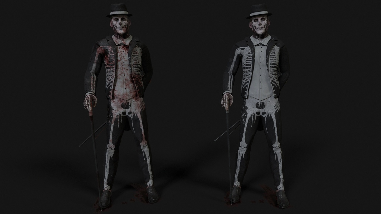 Media 1 for listing Skeleton Tuxedo — Halloween Collection