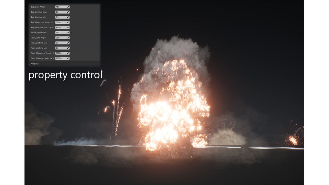 Media 1 for listing FREE! Realistic Niagara Explosions Pack