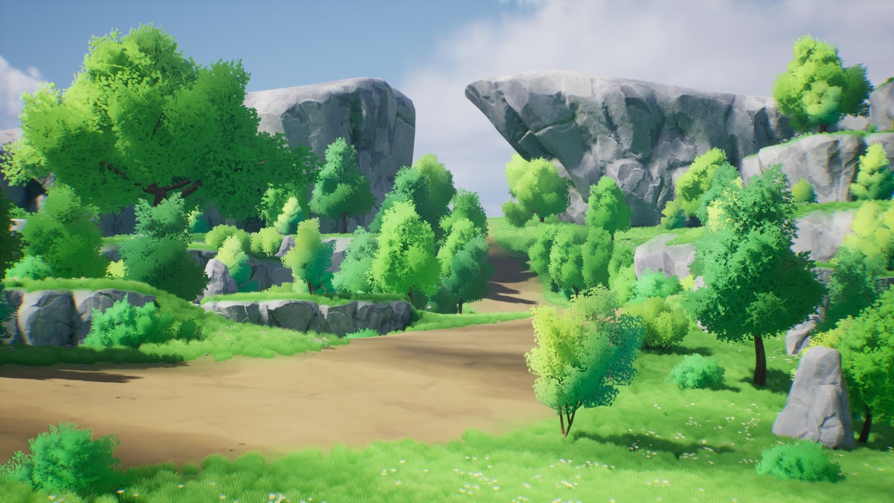 Media 1 for listing Stylized Forest Landscape