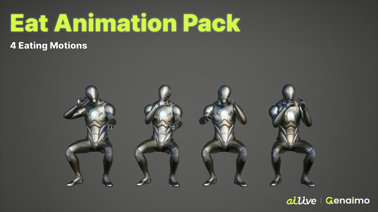 Media 1 for listing Eat Animation Pack