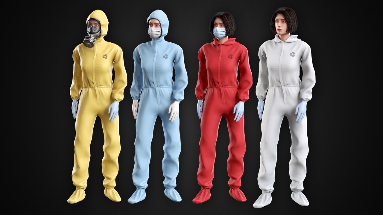 Media 1 for listing Female In Protective Suit