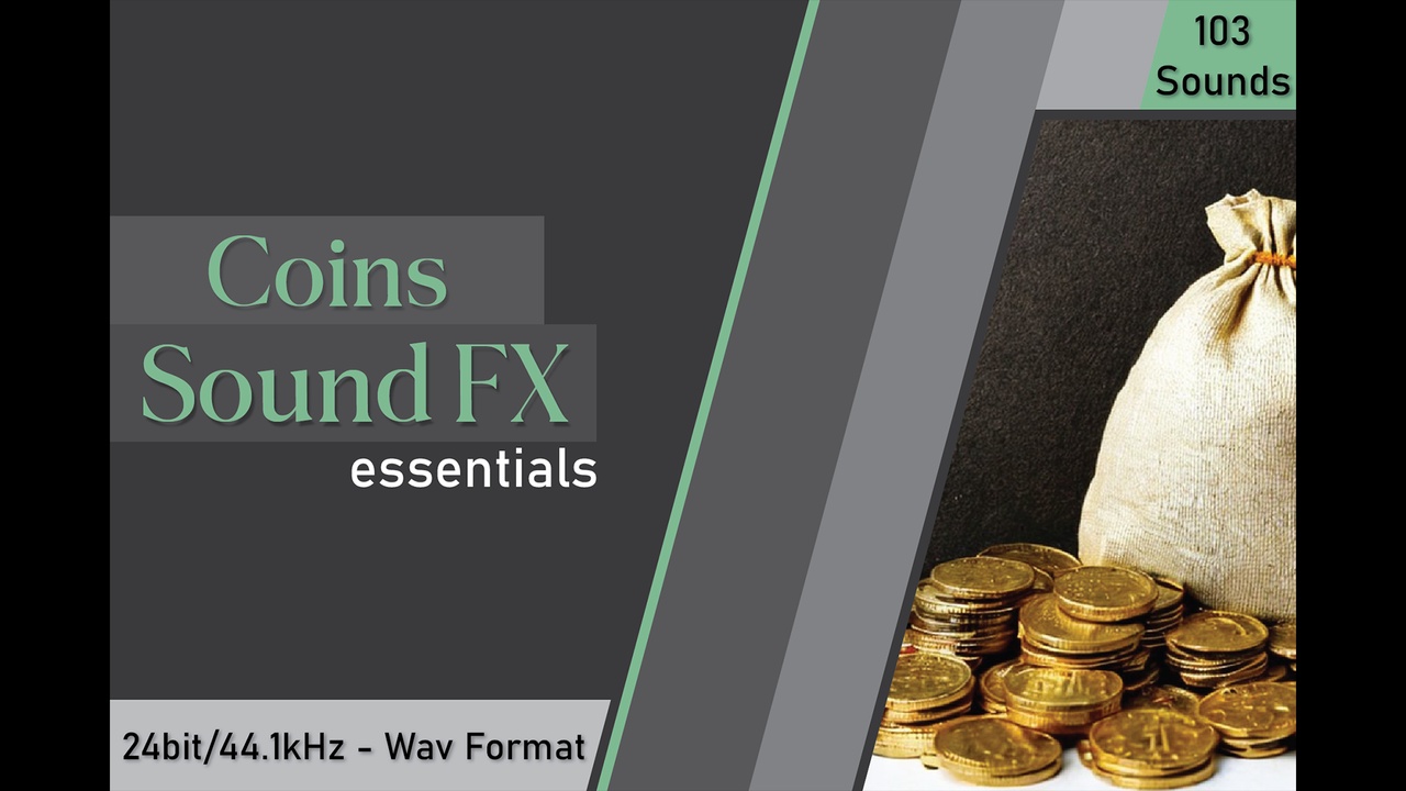 Media 1 for listing Coins Sound FX - Essentials