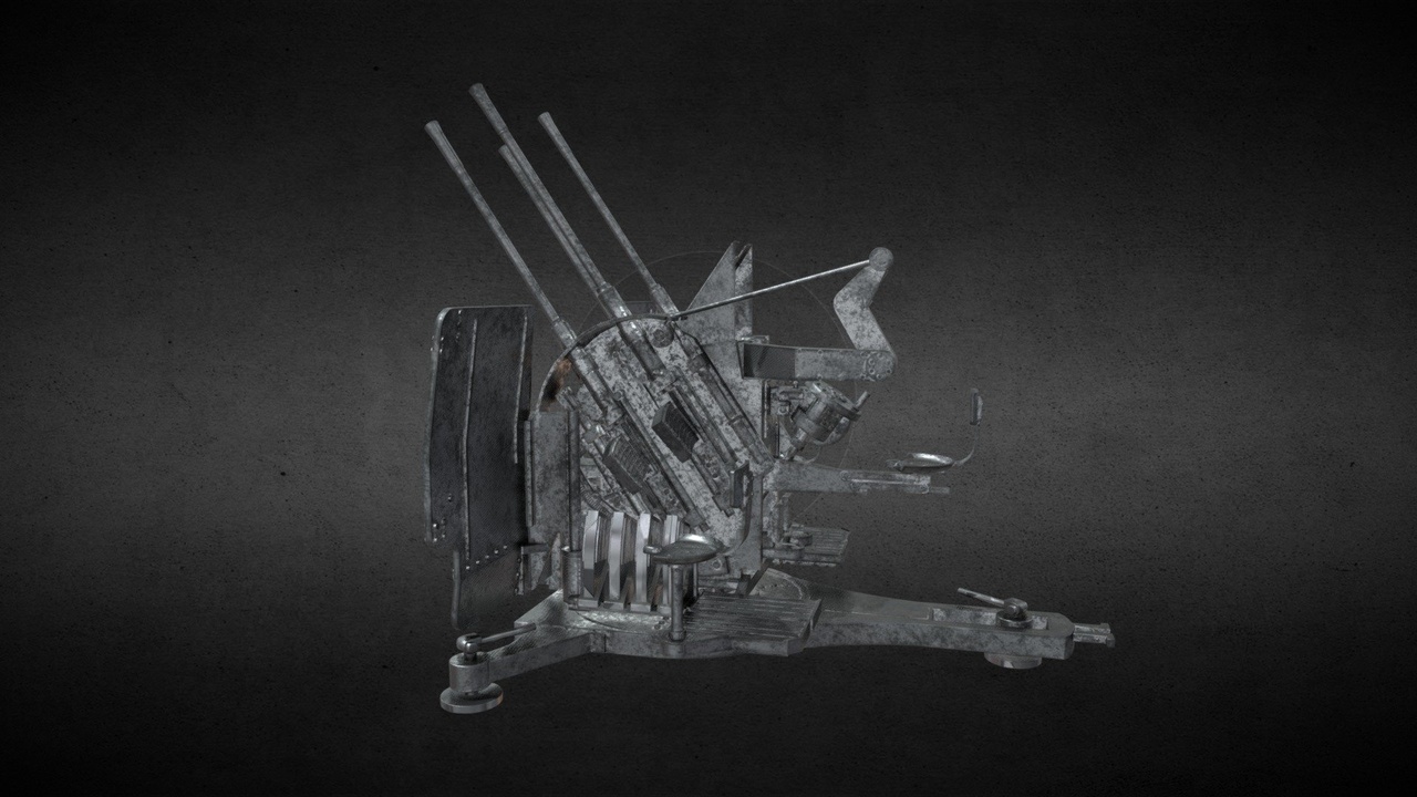 Media 1 for listing World War 2: Flakvierling 38