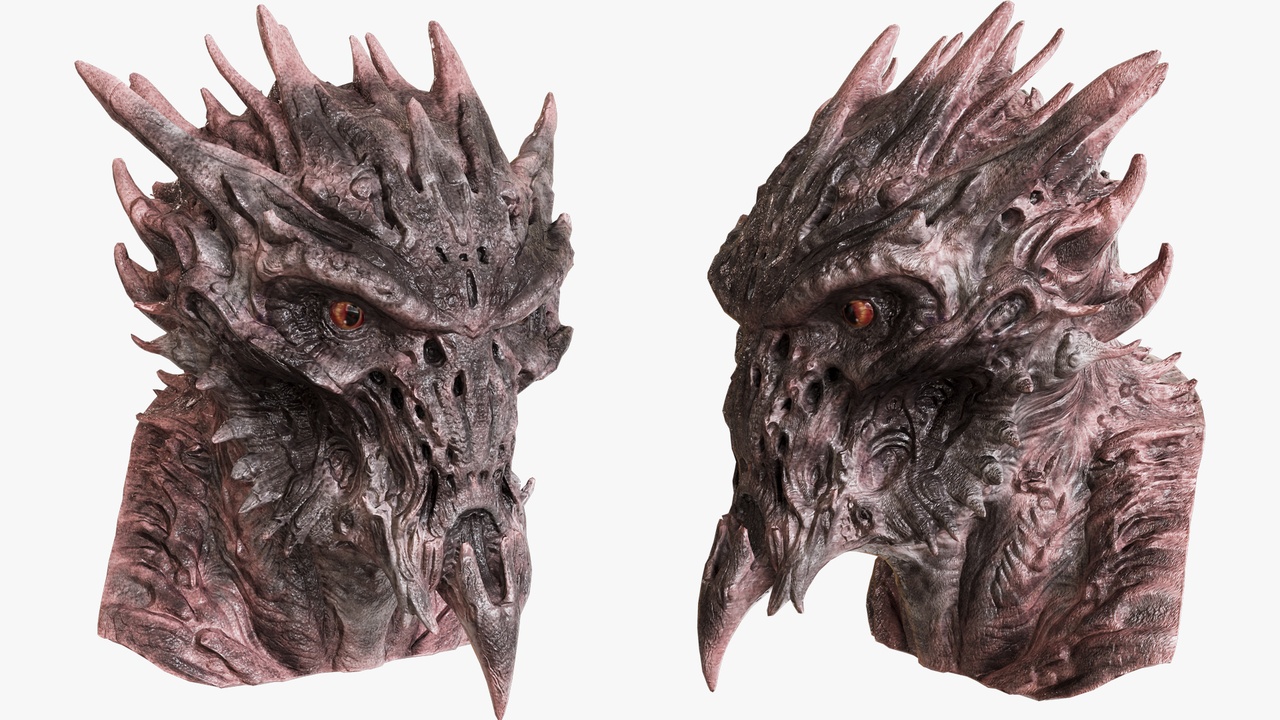 Media 1 for listing Demon Creature Head