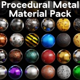 Procedural Metal Material Pack #1 | Fab