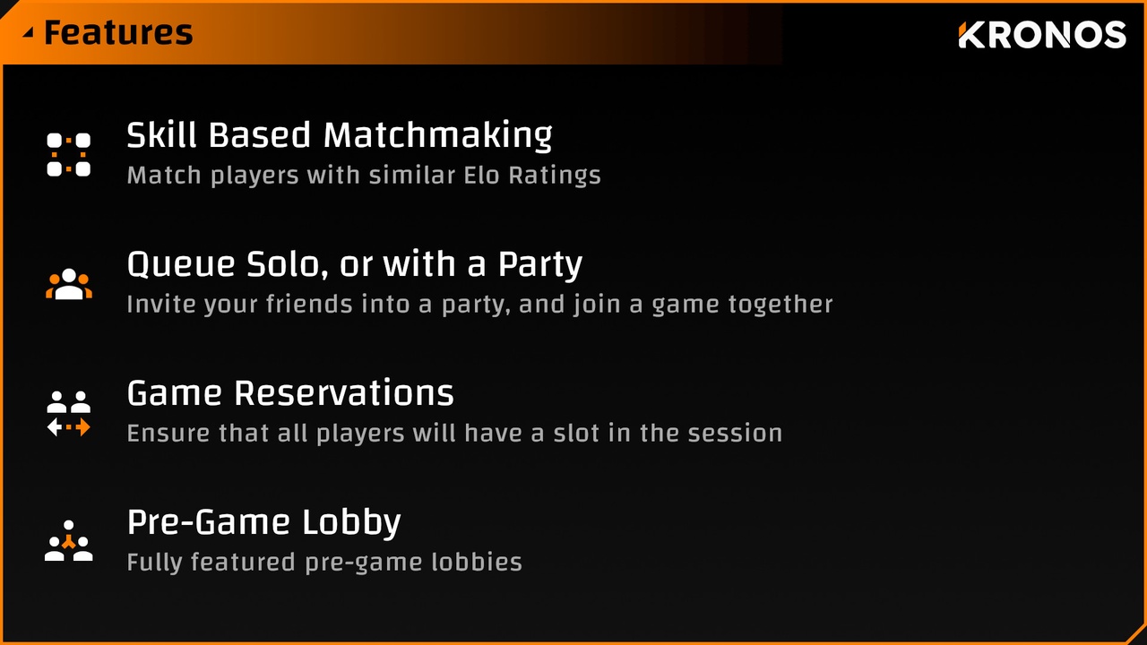 Media 1 for listing Kronos Matchmaking