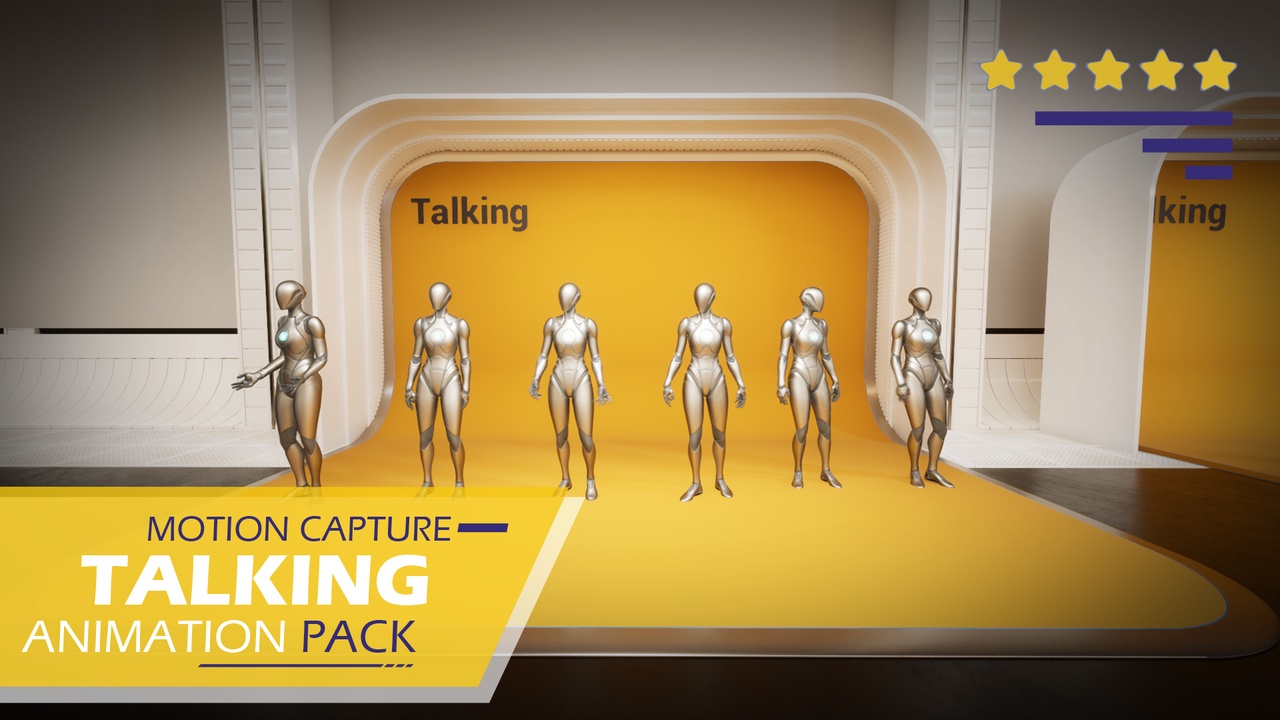 Media 1 for listing Talk Mocap Animation Pack