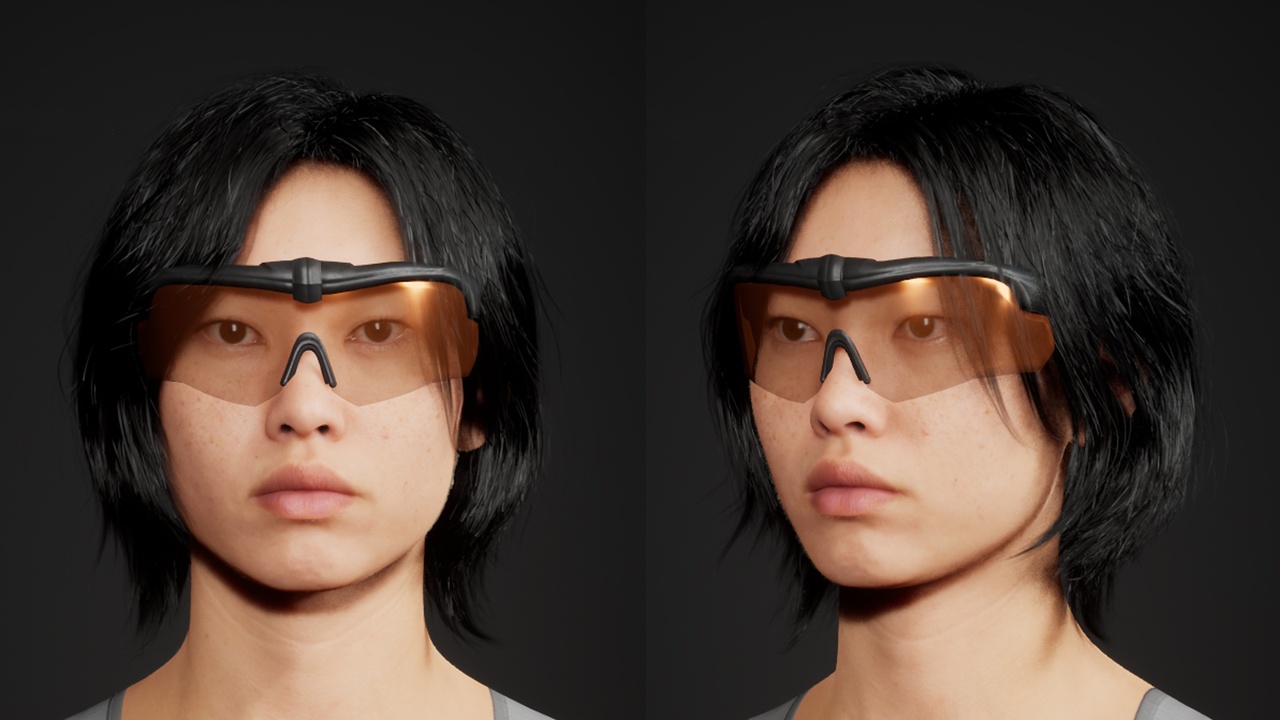Media 1 for listing Glasses Combat - Metahuman