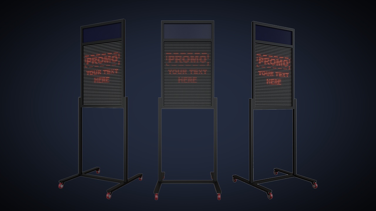 Media 1 for listing Display Stand Square Text