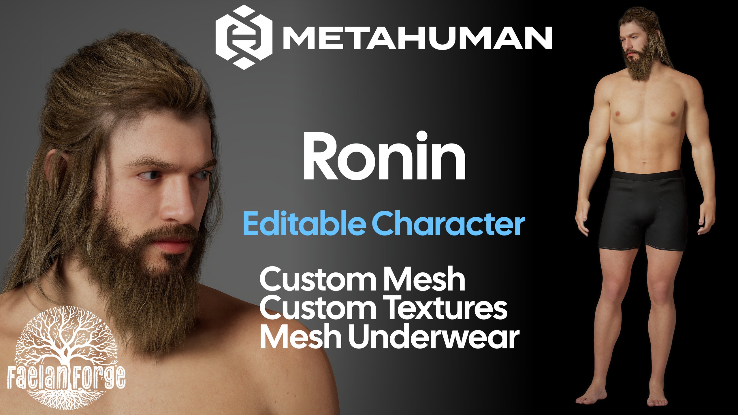 Ronin Custom Design FF Ronin: Custom Character Mesh & Texture | Fab