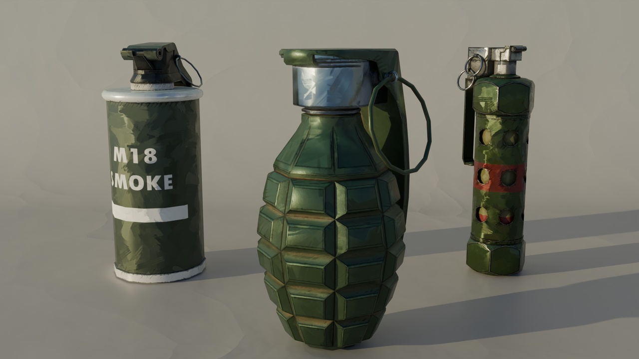 商品 Grenade Pack – Fragmentation, Smoke & Flash 的媒体 1