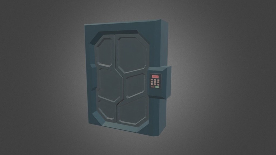 Media 1 for listing Sci-Fi Door [Spaceship Indweller]