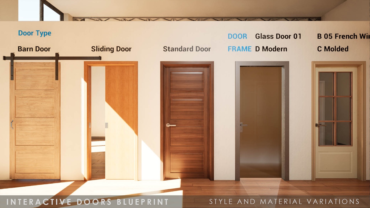 Media 1 for listing Interactive Doors Blueprints