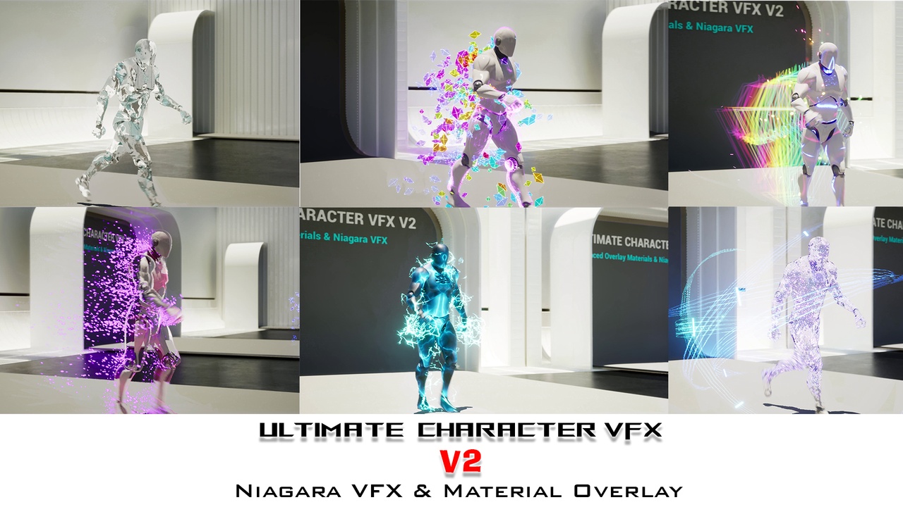 出品Ultimate Character VFX V2 : Advanced Overlays & Niagara Effectsのメディア1