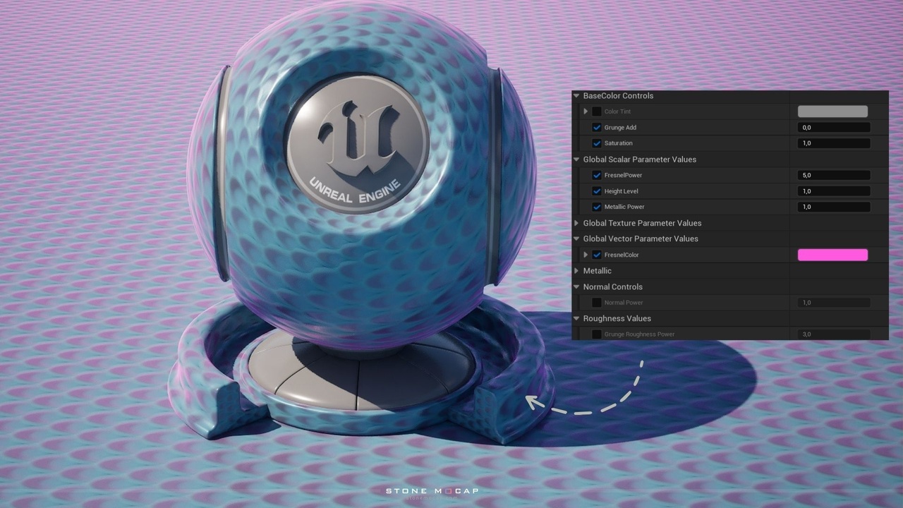 Media 1 for listing Scaly Skin – Reptilian Surface Shader Pack (Animated + Static)