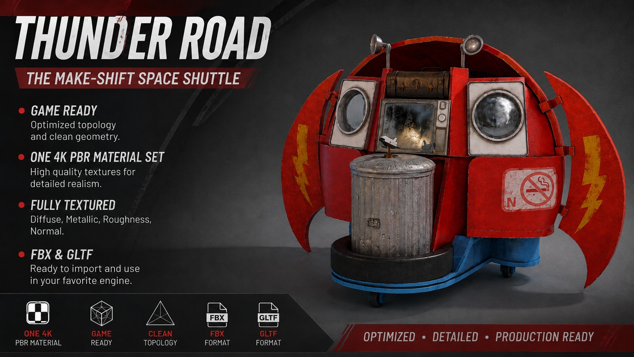 Media 1 for listing Thunder Road | Make-Shift Space Shuttle