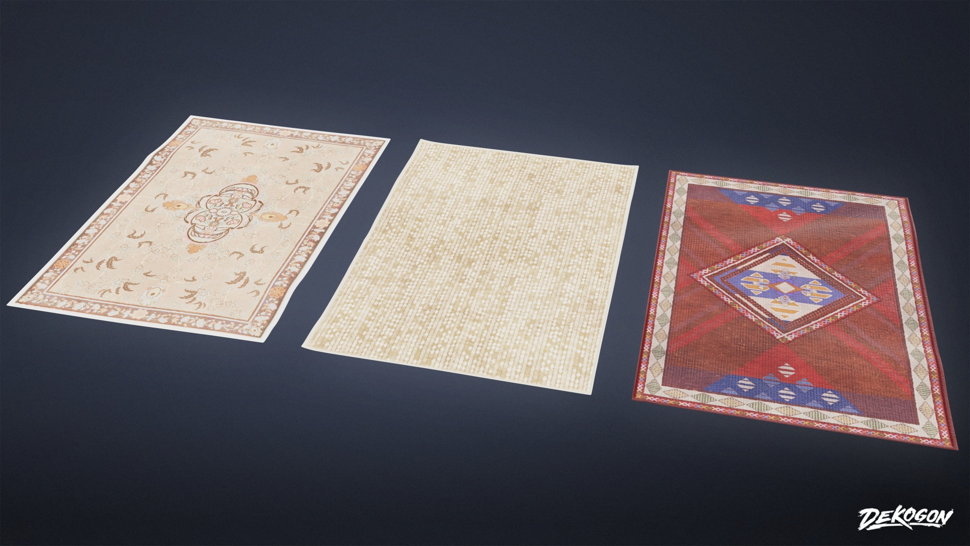 Pbr Rug Suburbs - Rugs 03 - PBR Game Ready | Fab