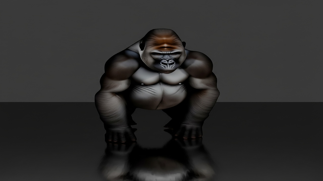 Medium 1 für Eintrag Realistic Chimpanzee 3D Model Detailed Wildlife Primate